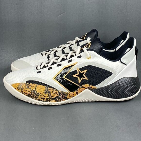 Converse All Star BB Shift Black Gold Baroque White Men’s size 10.5 - Picture 2 of 9